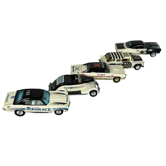 5 Hot Wheels Cop Rods Police Car Die-Cast Collectibles Nomad RR Chevelle GTO - Picture 1 of 4